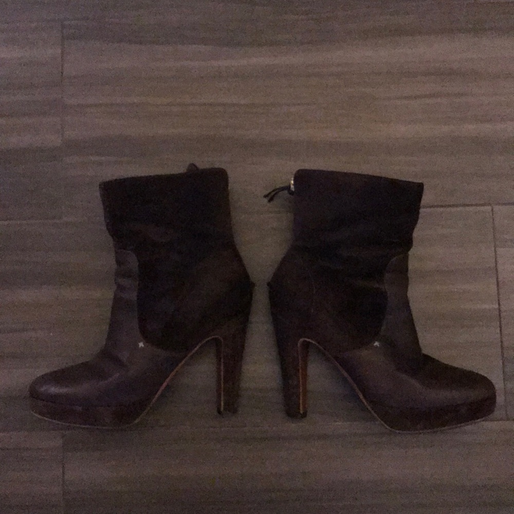 Rag & Bone. Kenton Boot. Brown. Leather and suede.